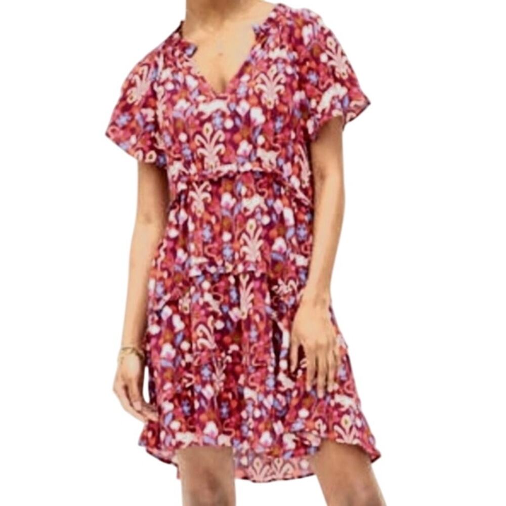 Anthropologie Robin Tiered Mini Dress,, M